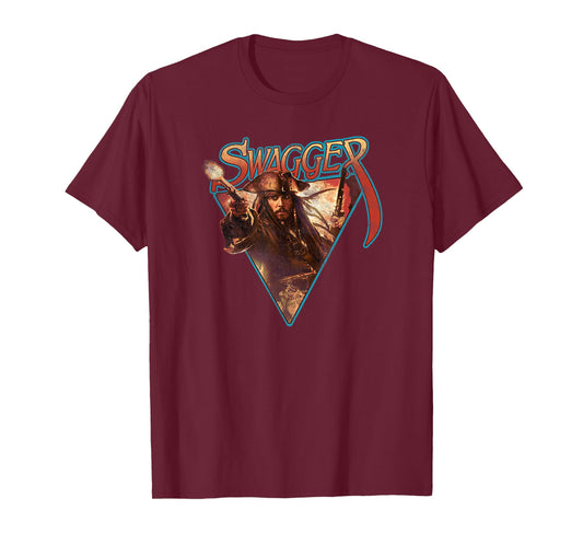 Disney Pirates of The Caribbean Captain Jack Sparrow Swagger T-Shirt