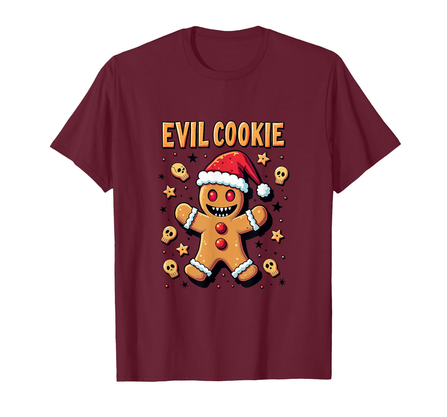 Evil Cookie - Funny Gingerbread Christmas T-Shirt
