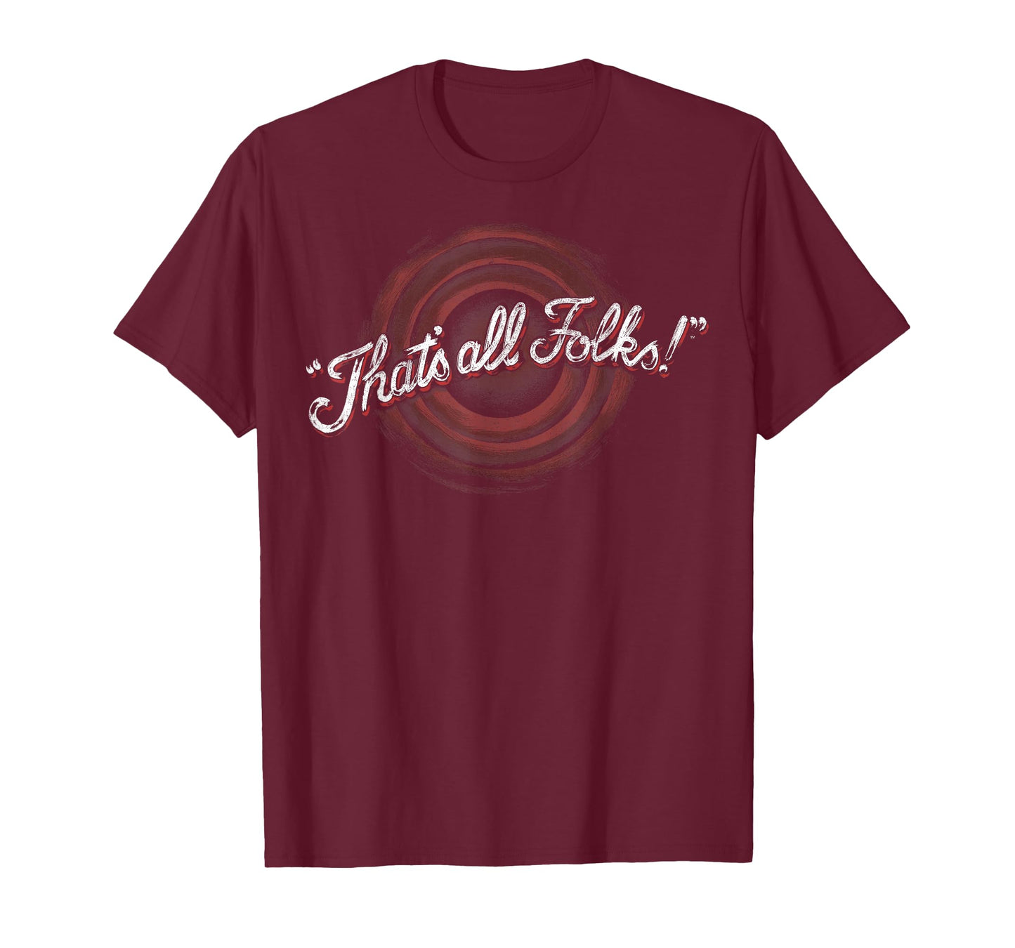 Looney Tunes Classic Thats All Folks T-Shirt