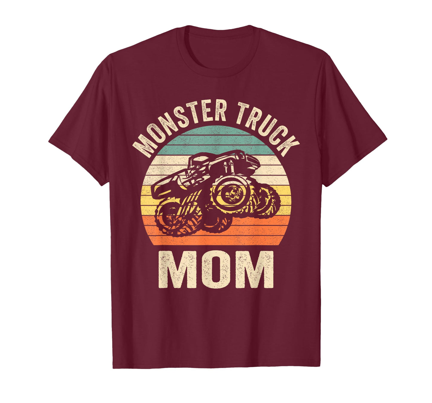 Monster Truck Mom Retro Vintage Monster Truck T-Shirt