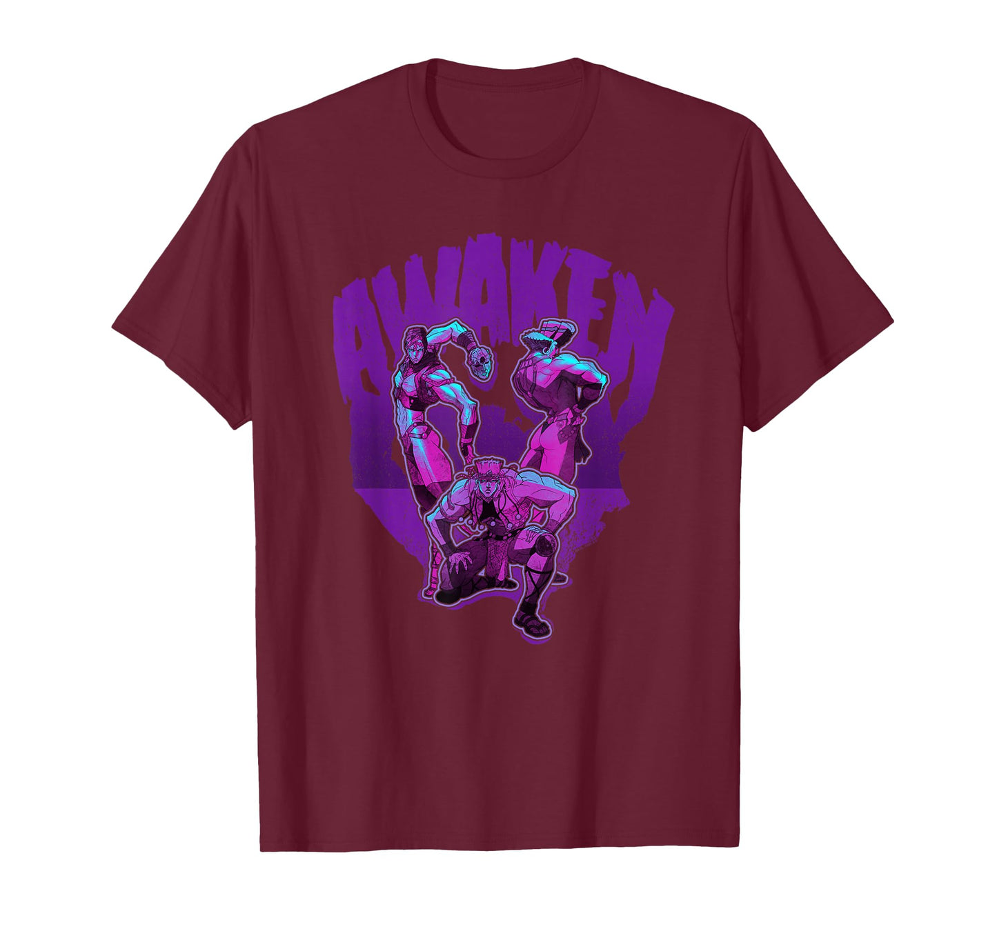 JoJo's Bizarre Adventure Pillar Men Awaken My Masters Anime T-Shirt