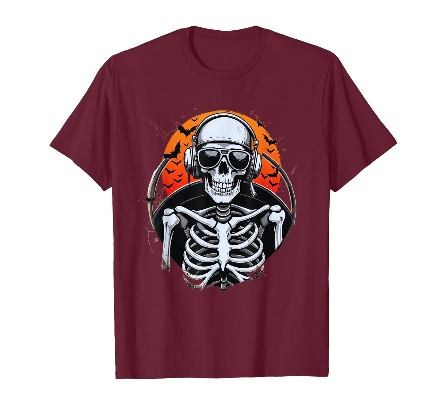 Skeleton pilot | Halloween airplane | Halloween pilot T-Shirt