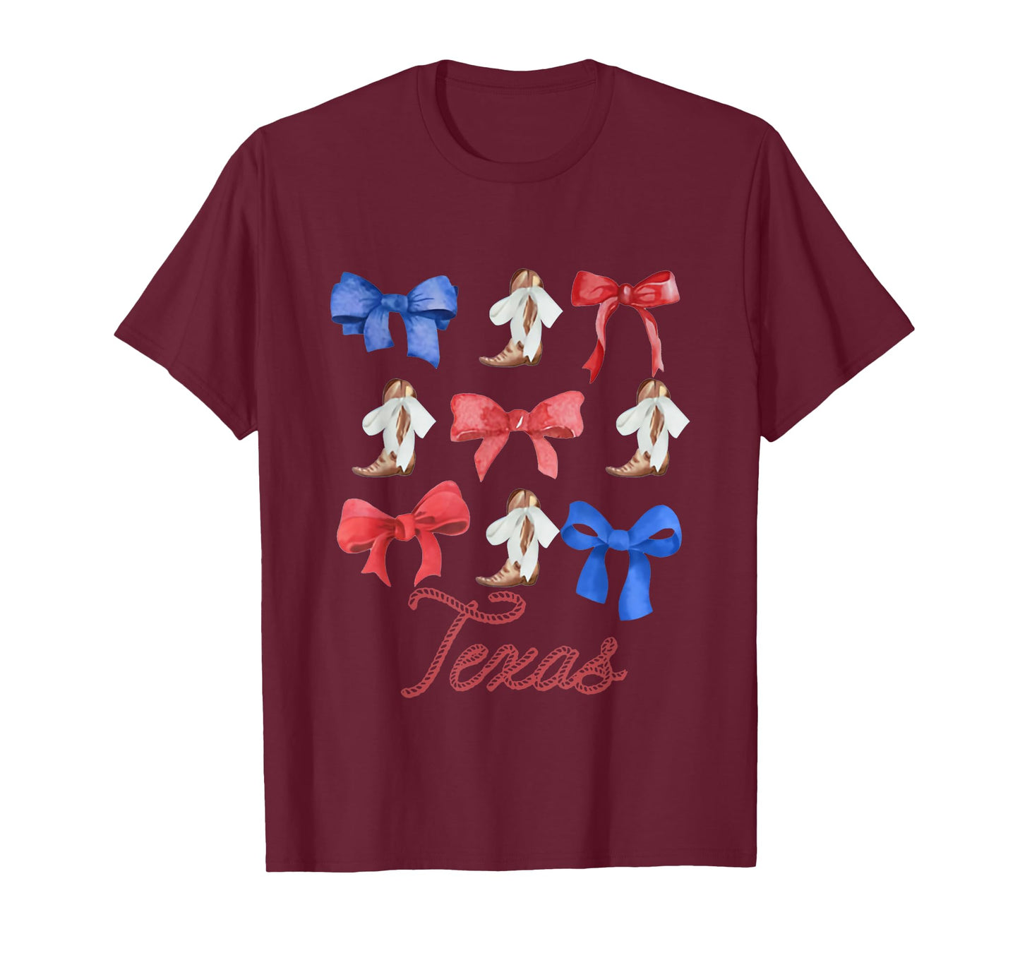 Coquette Bow Texas Cowgirl, Cute Houston T-Shirt