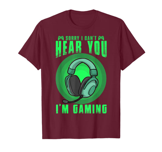 Funny Gaming Gamer Game Controller Video Gaming For Teen Boy T-Shirt