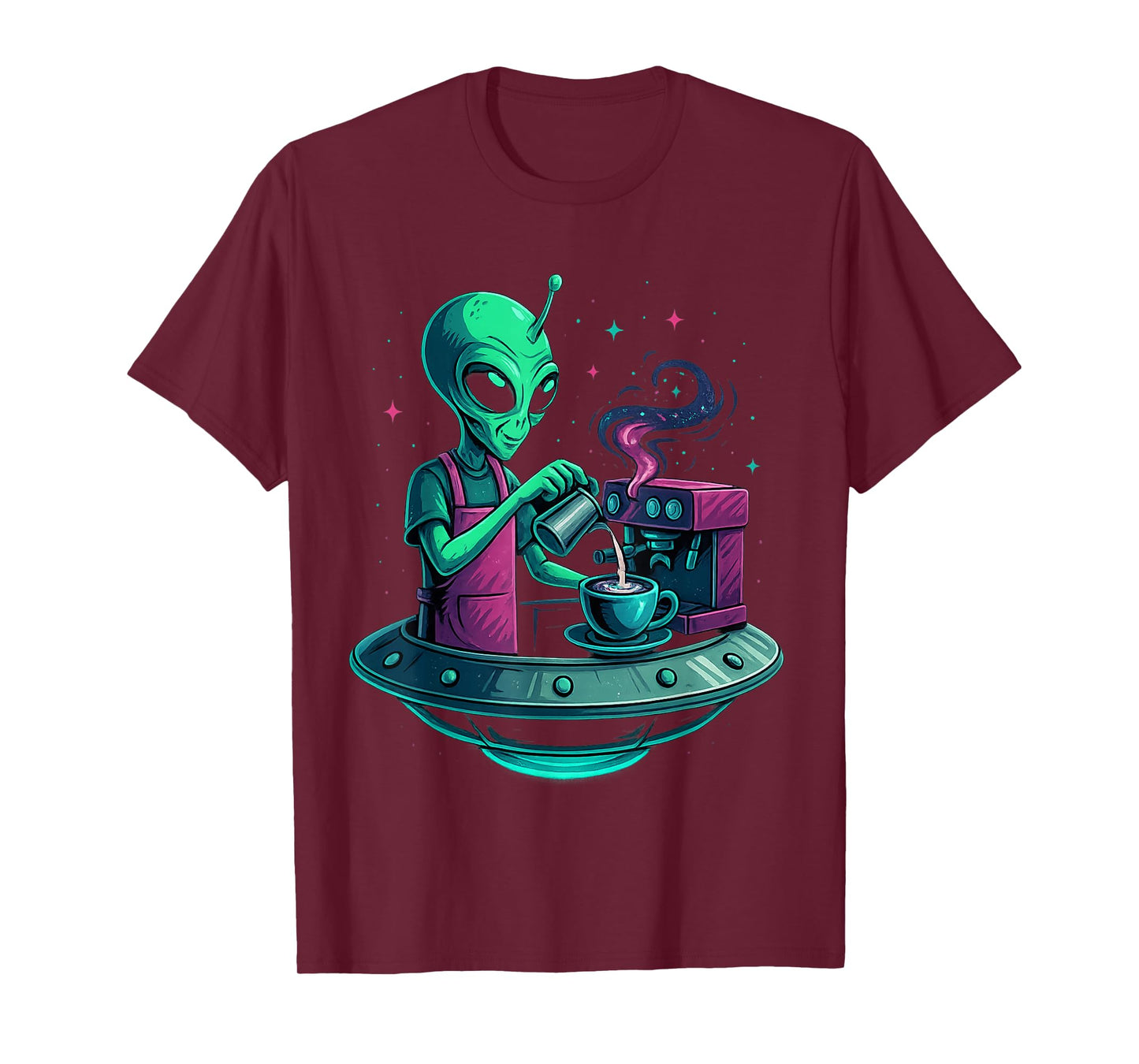 Alien Coffee Design for Coffee Lovers T-Shirt
