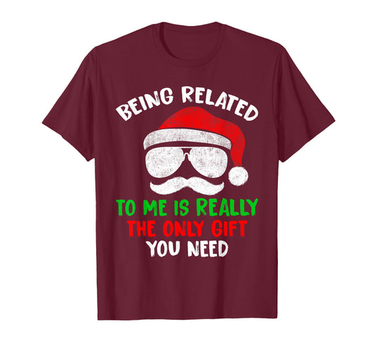 Being Related To Me Is Really The Only Gift You Need Funny T-Shirt