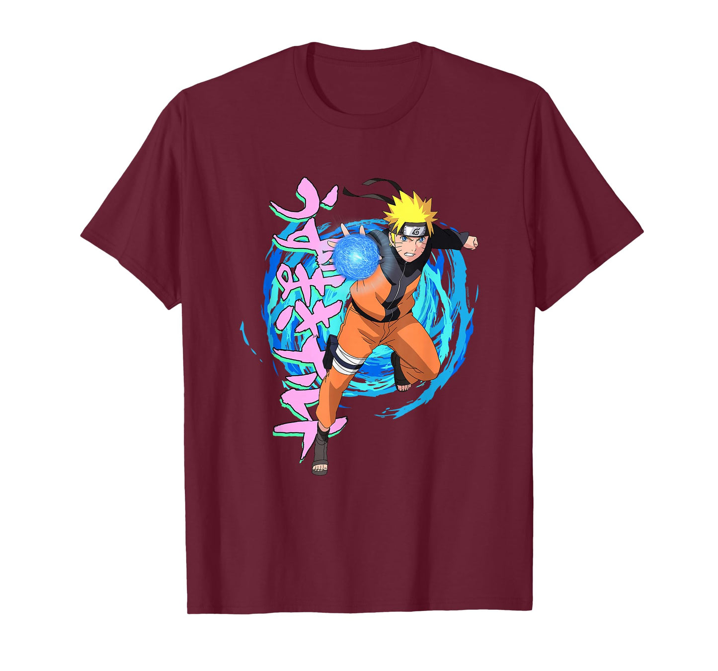 Naruto Shippuden Blue Spirals Rasengan Anime T-Shirt