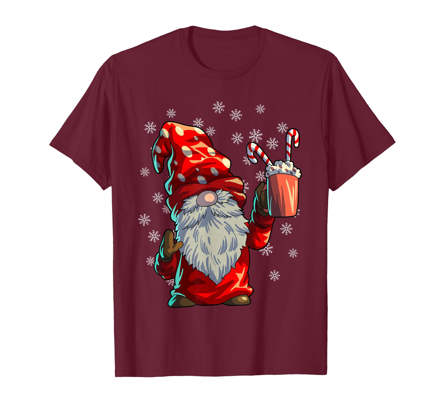 Christmas Gnome Men Women Buffalo Plaid Red Christmas T-Shirt
