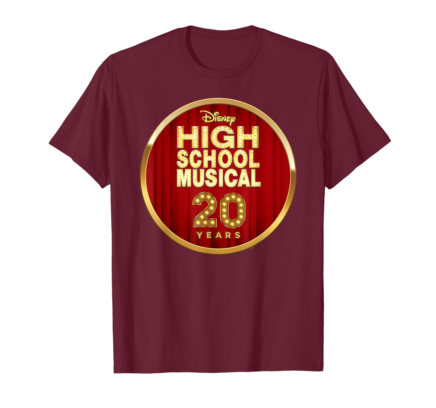 Disney High School Musical 20th Anniversary Official Logo T-Shirt