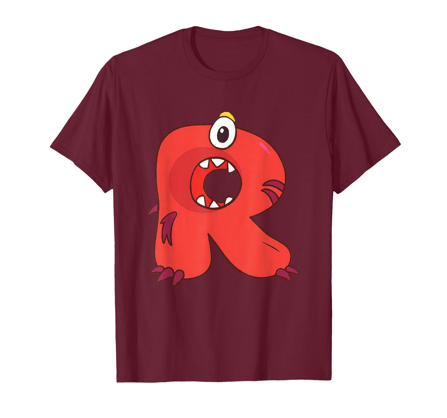 Fun Monster Letter R T-Shirt