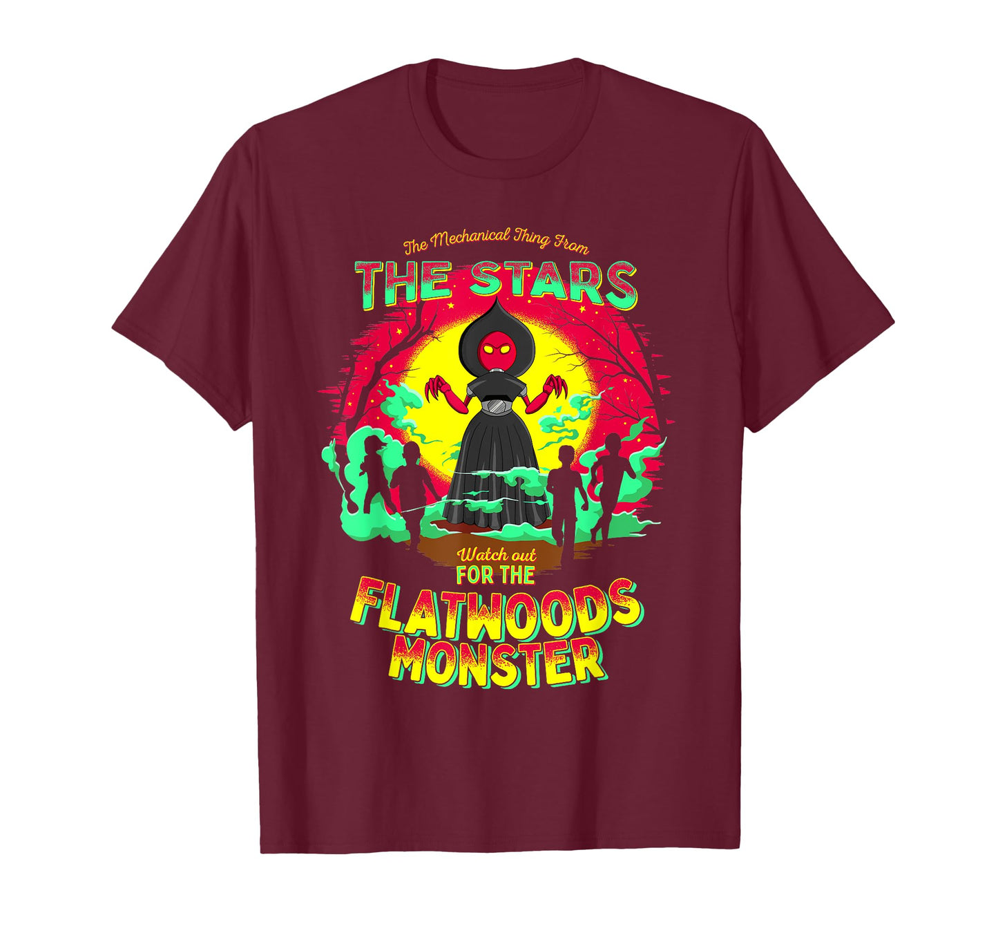 Flatwooods Monster Alien Braxie Braxton County WV Cryptid T-Shirt