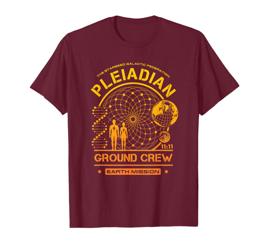 Pleiadian Starseed Earth Mission Ground Crew T-Shirt