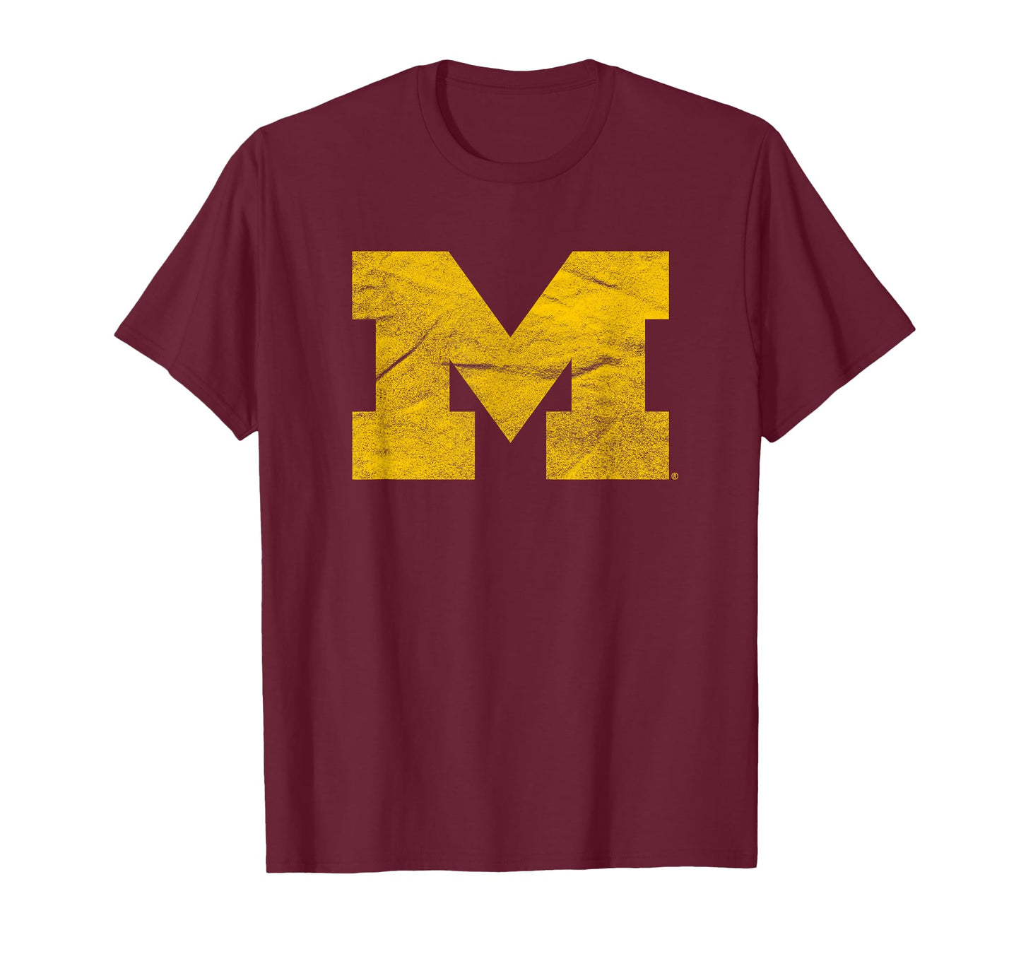 University of Michigan Wolverines U of M Distressed Primary T-Shirt