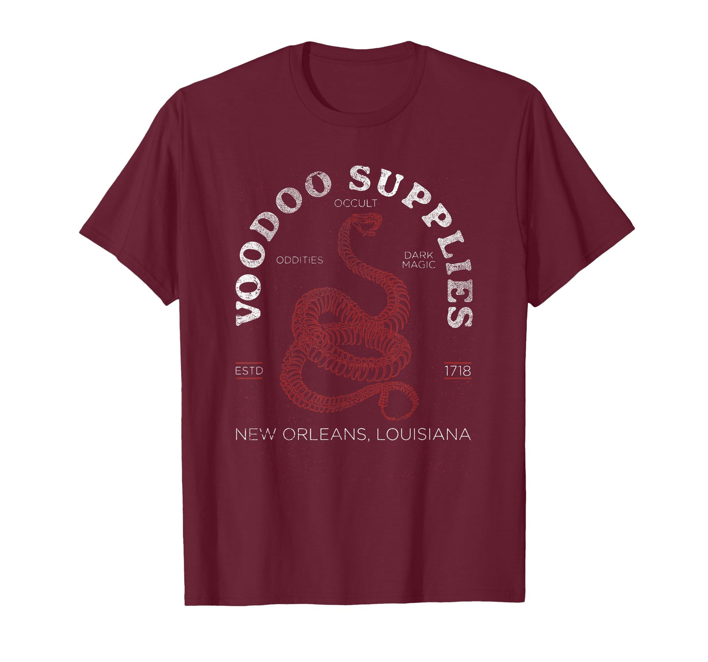 Voodoo Supplies New Orleans Louisiana, Creepy Occult Lover T-Shirt