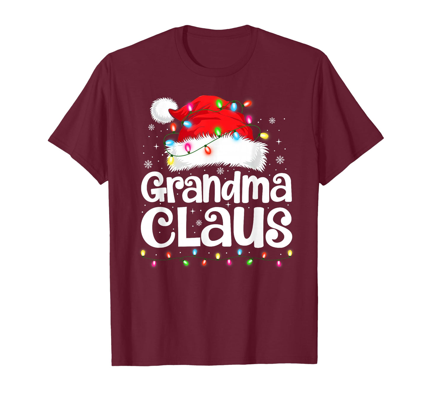Grandma Claus Matching Family Christmas Funny Xmas Pajamas T-Shirt