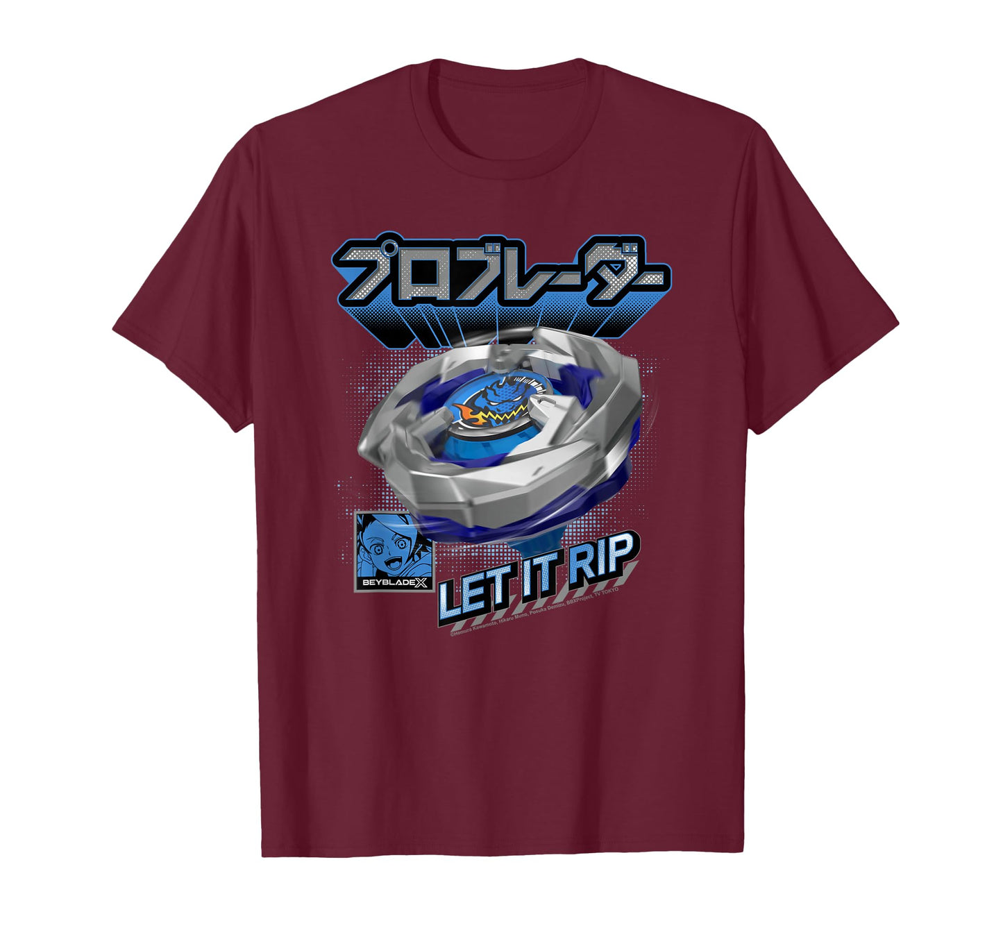 Beyblade X Pro Blader Jaxon Let It Rip T-Shirt