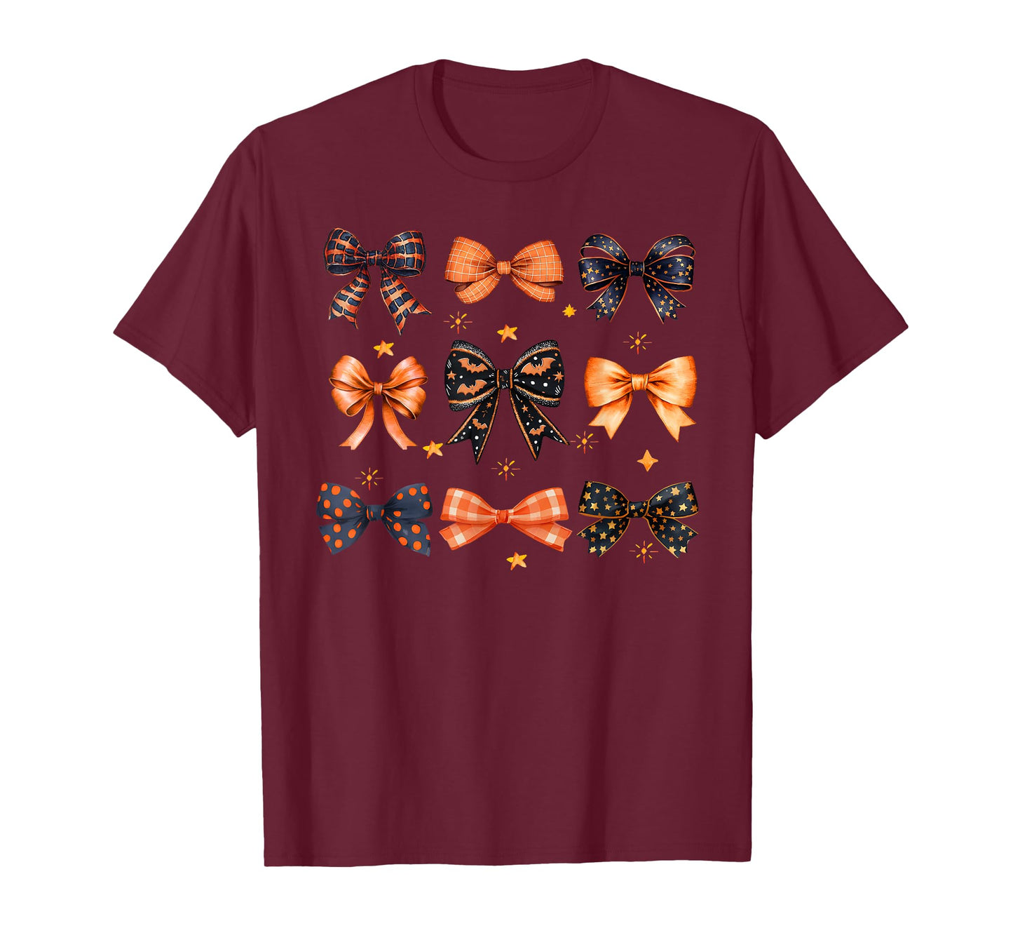 Happy Halloween Coquette Bow Ghost Witch Spooky Season T-Shirt