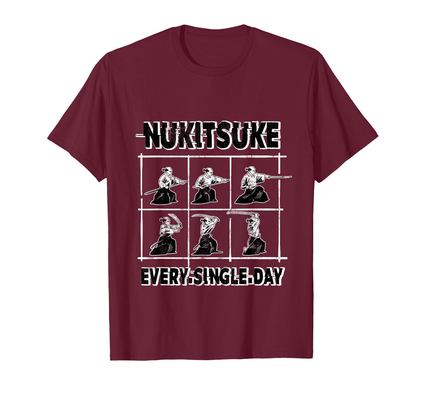 Iaido Iaijutsu Bushido Nukitsuke Japanese Samurai Tshirt T-Shirt