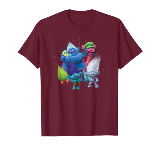 DreamWorks Trolls Happy Group T-Shirt