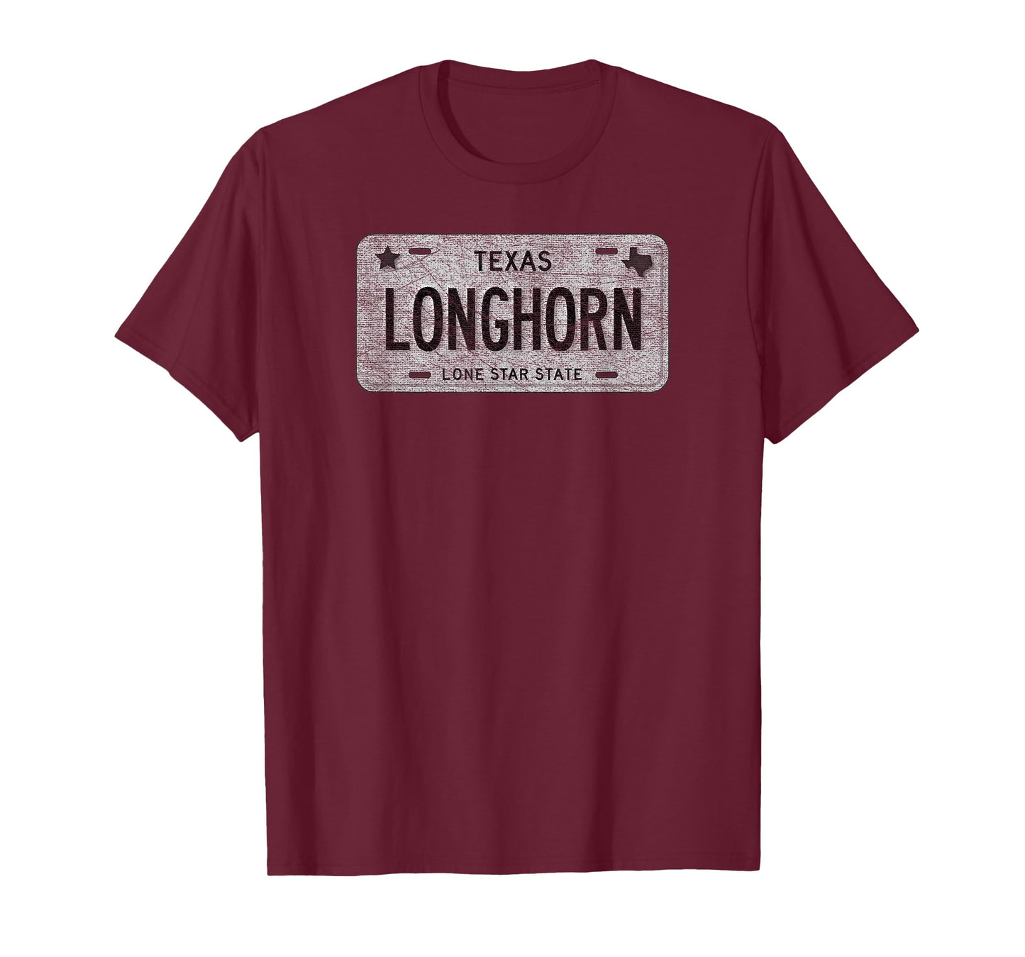 Funny TX State Vanity License Plate LONGHORN T-Shirt
