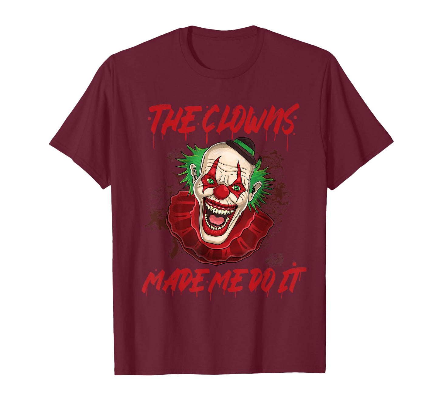 Halloween Clown Free Hugs KIller Evil Laughing Joker Scary T-Shirt