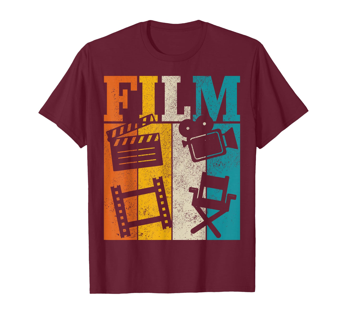 Filmmaker Movie Director Cameraman Vintage Film T-Shirt