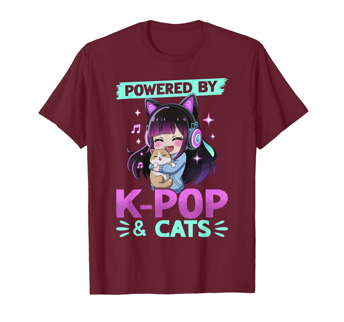 Anime K Pop & Cats Kawaii T-Shirt