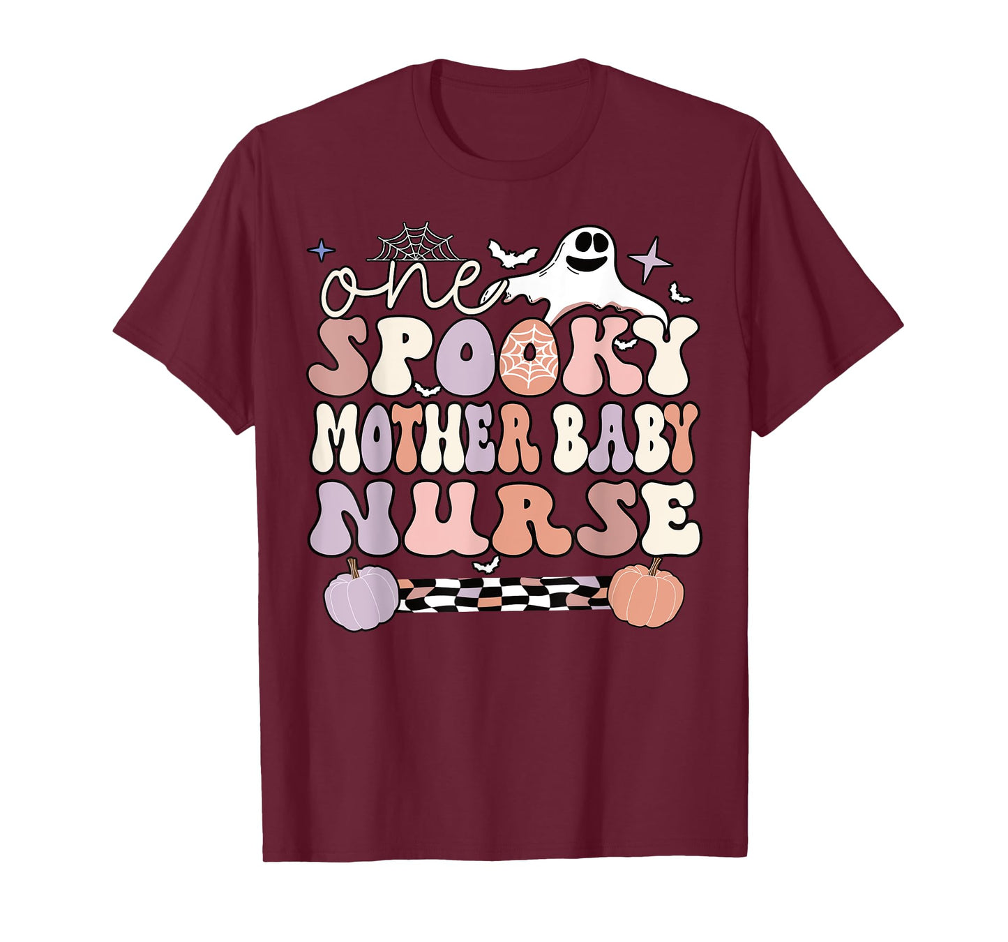 Spooky Mother Baby Nurse Halloween Postpartum Nurse T-Shirt