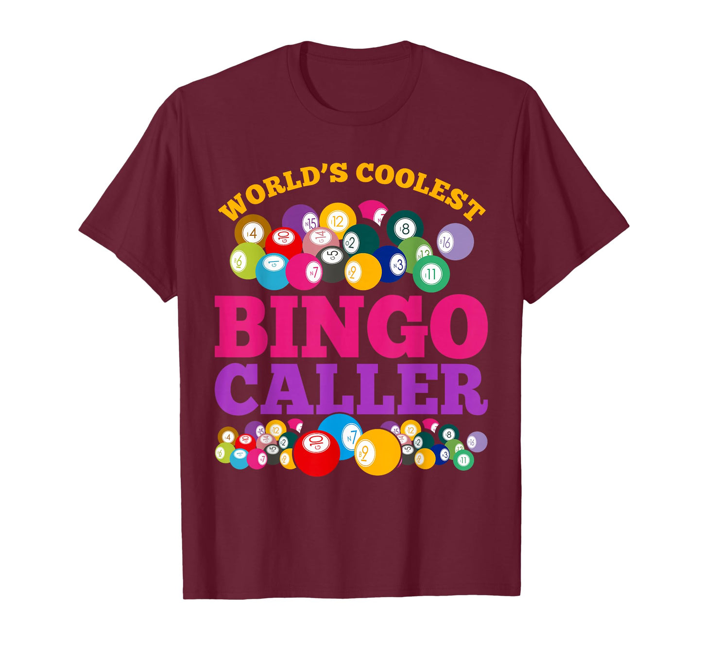 Bingo Winner Lottery Bingo Player Gift Unisex-Adults Bingo T-Shirt Black Small Modern Classic Bingo-Themed Design