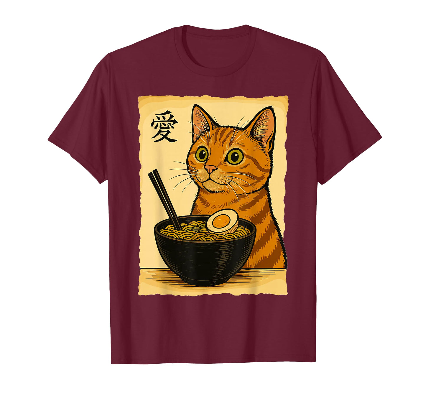Cat Ramen - Japanese Kawaii Anime Cat T-Shirt