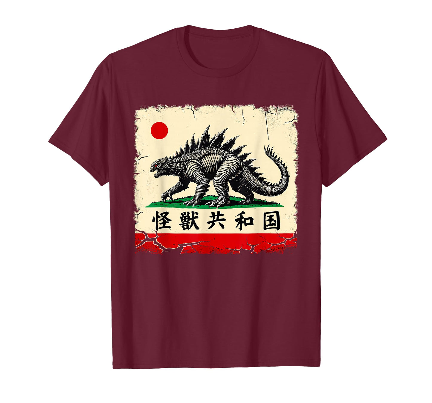 Kaiju Republic California Japanese Streetwear Funny Japanese T-Shirt