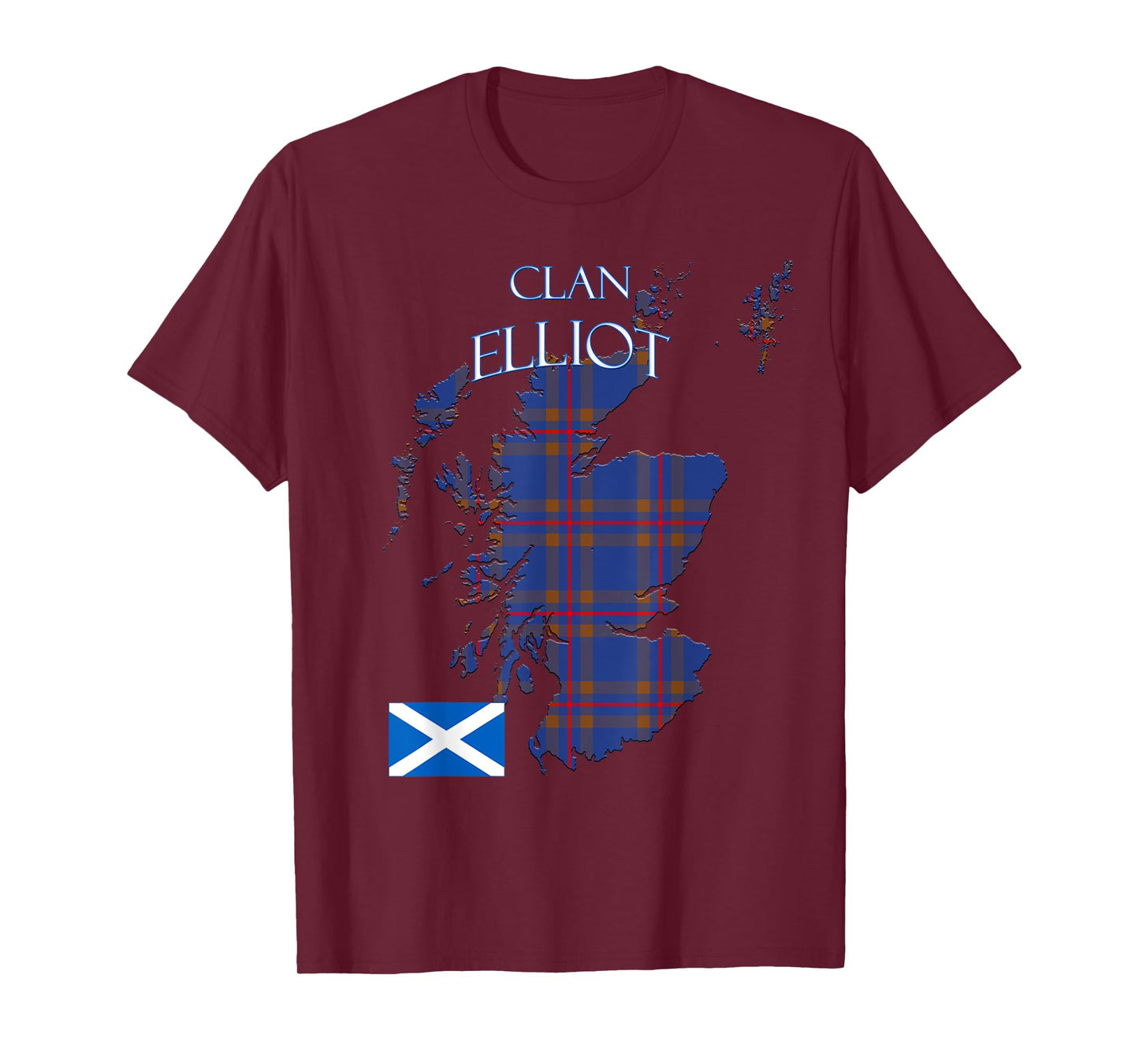 Elliot Scottish Clan Tartan Scotland T-Shirt