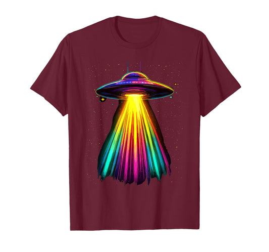 Alien Lovers Alien Space UFO Lights Rave T-Shirt