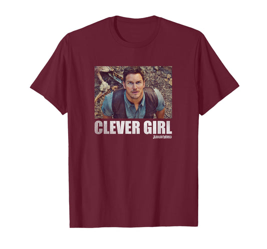 Jurassic World Owen Grady Looks Up Clever Girl T-Shirt