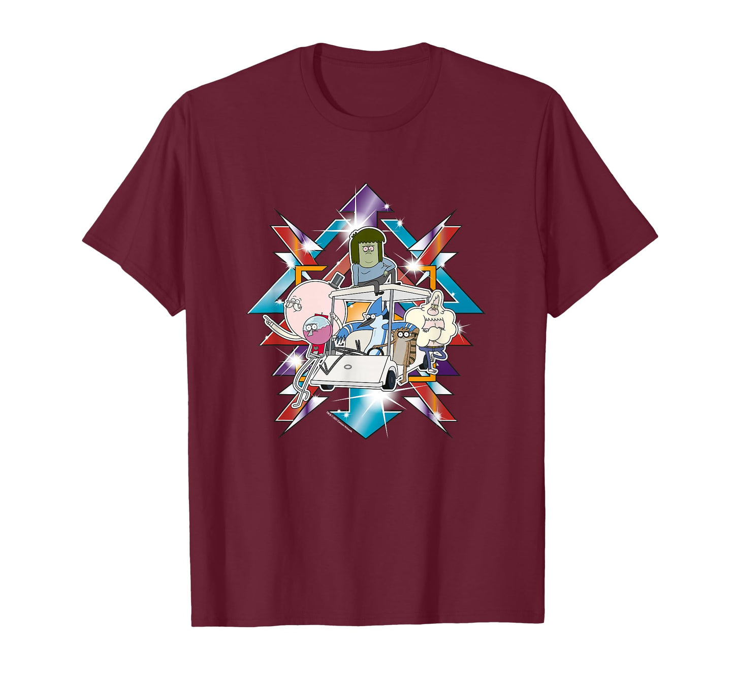 Regular Show Metallic Group Art T-Shirt