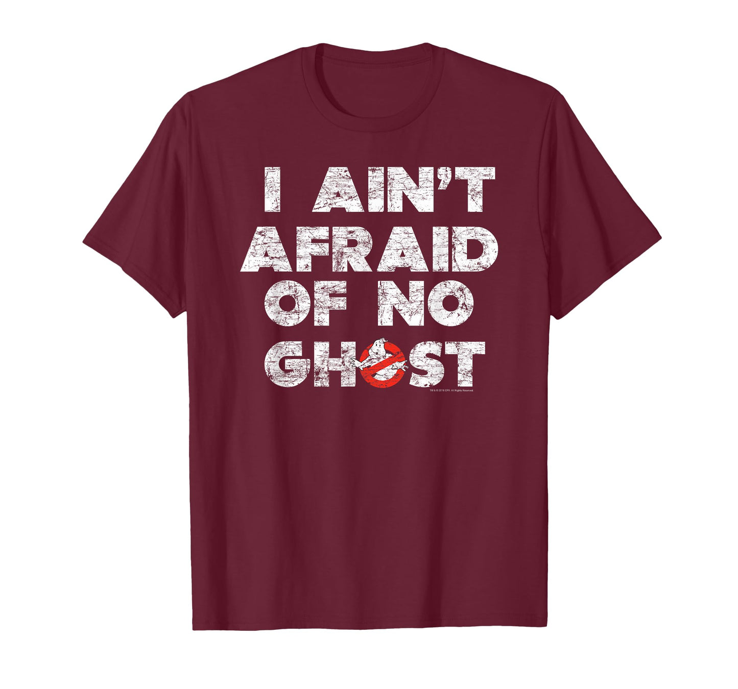 Ghostbusters I Ain't Afraid Distressed T-Shirt