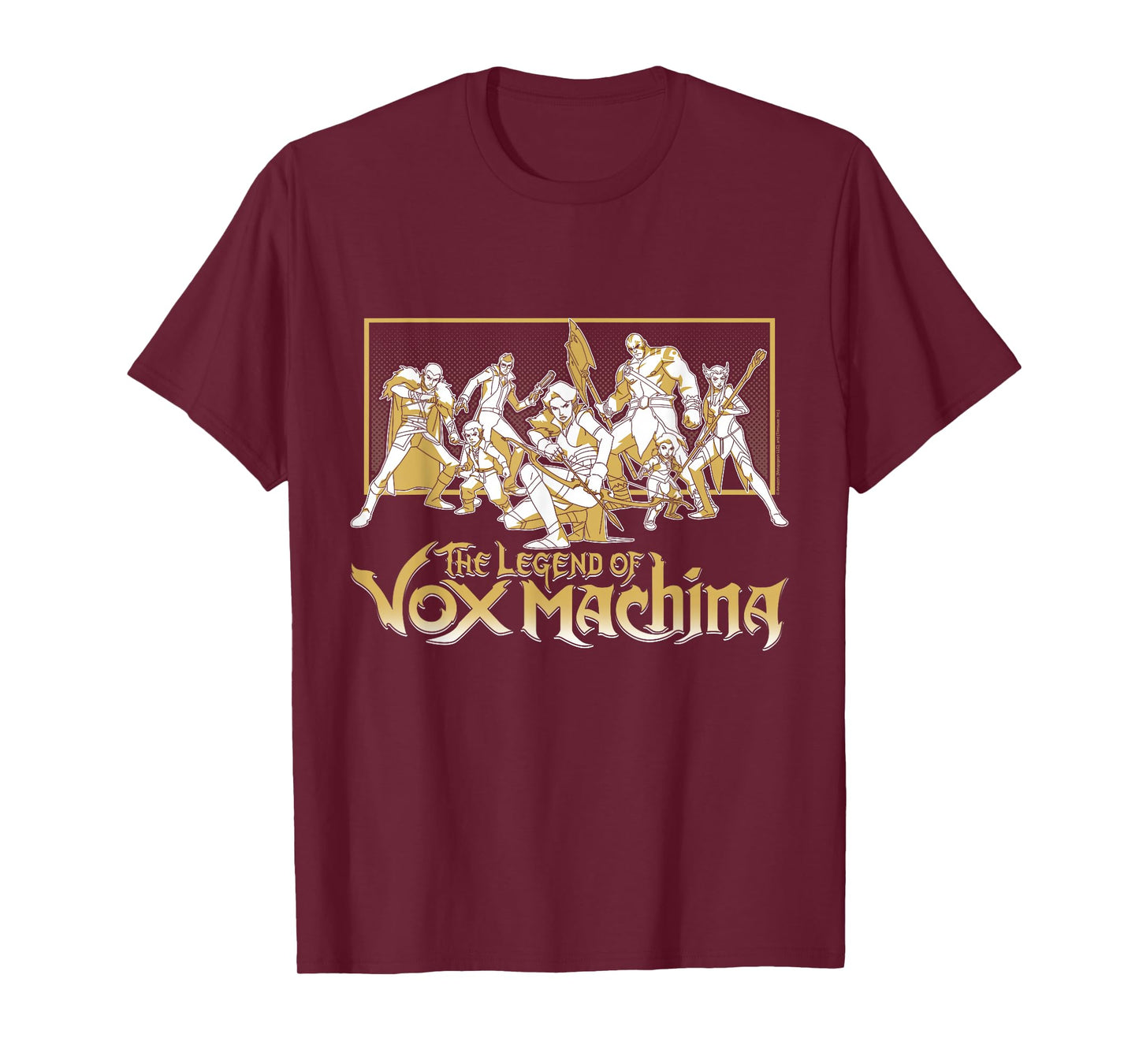 The Legend of Vox Machina Main Characters Fight Pose T-Shirt Small