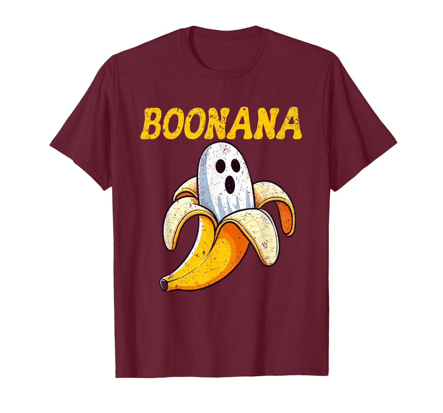 Boonana Cute Ghost Banana Halloween Costume Boys Girls Kids T-Shirt