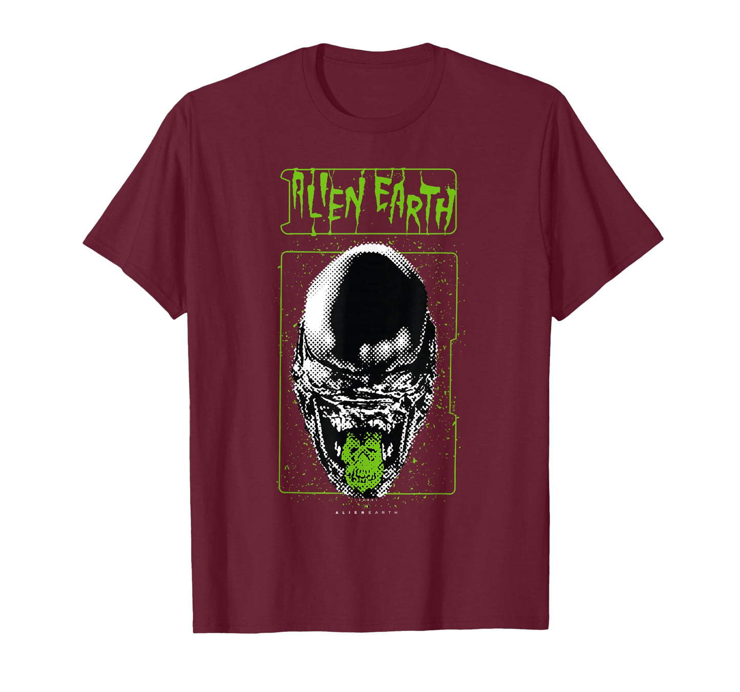 Alien: Earth Xenomorph XX121 Portrait Distressed Style T-Shirt