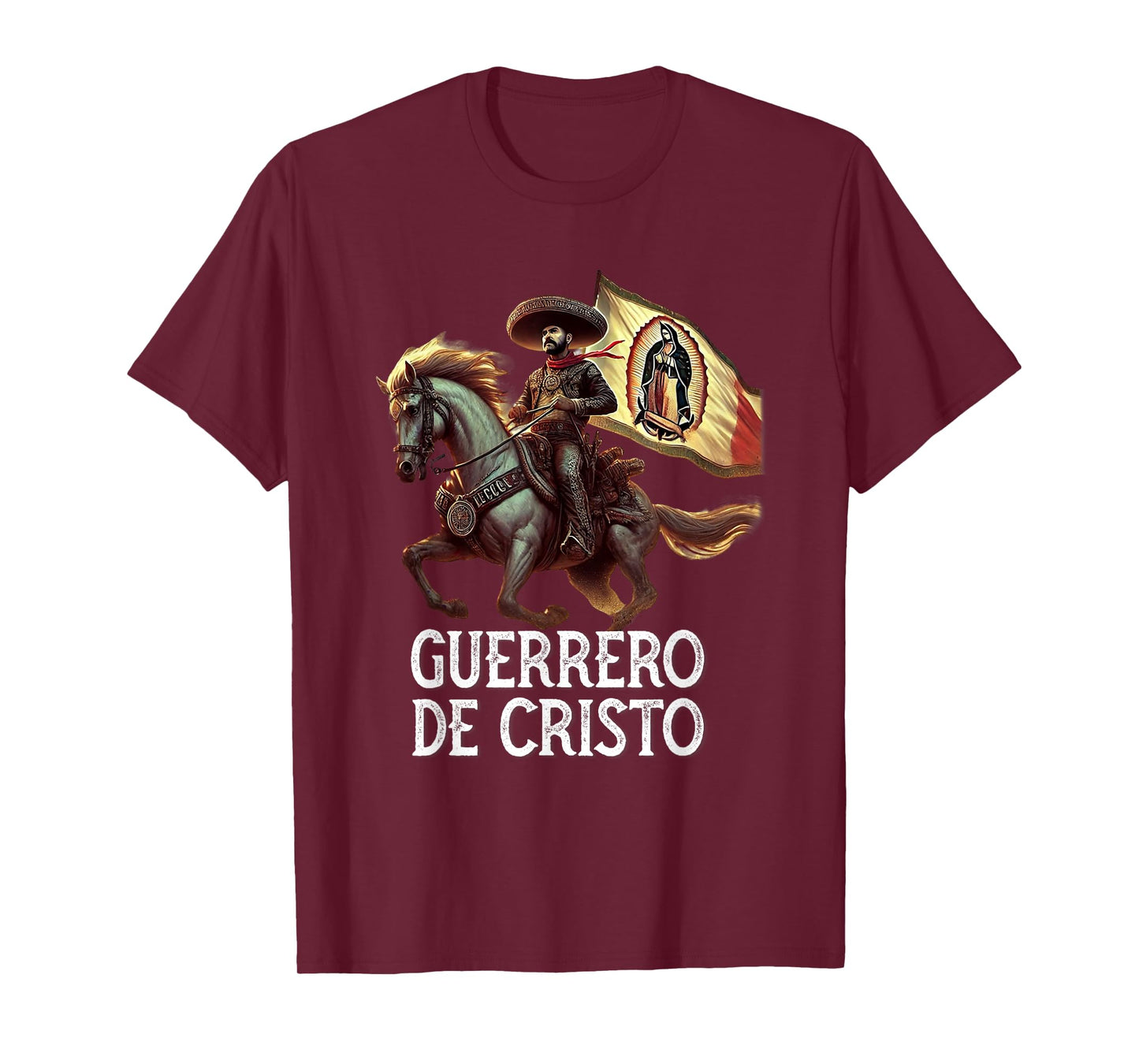Viva Cristo Rey Guadalupe Catholic Cristeros T-Shirt