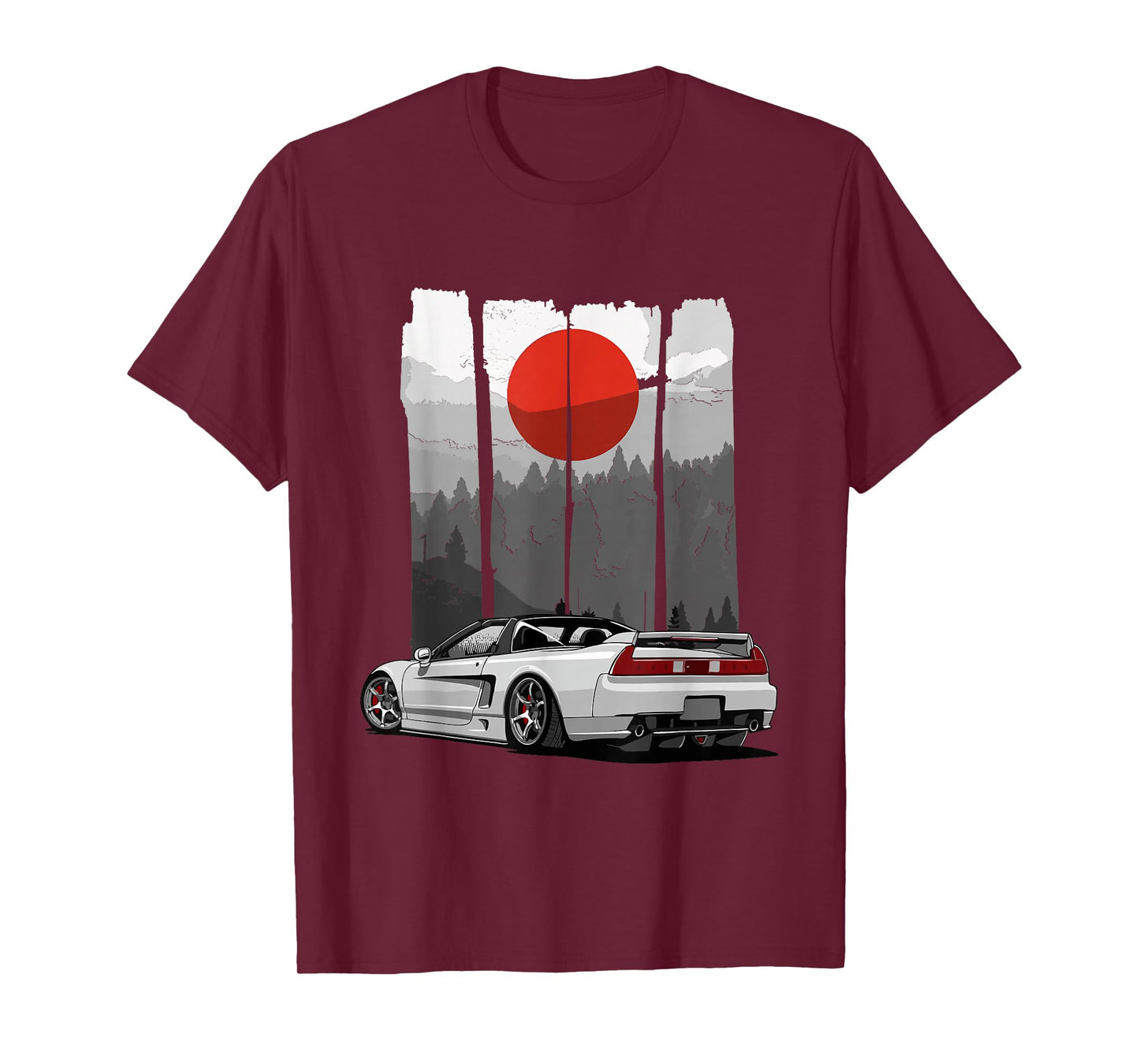 JDM NSX Car Tuning Japan Rising Sun Drift Import T-Shirt Small