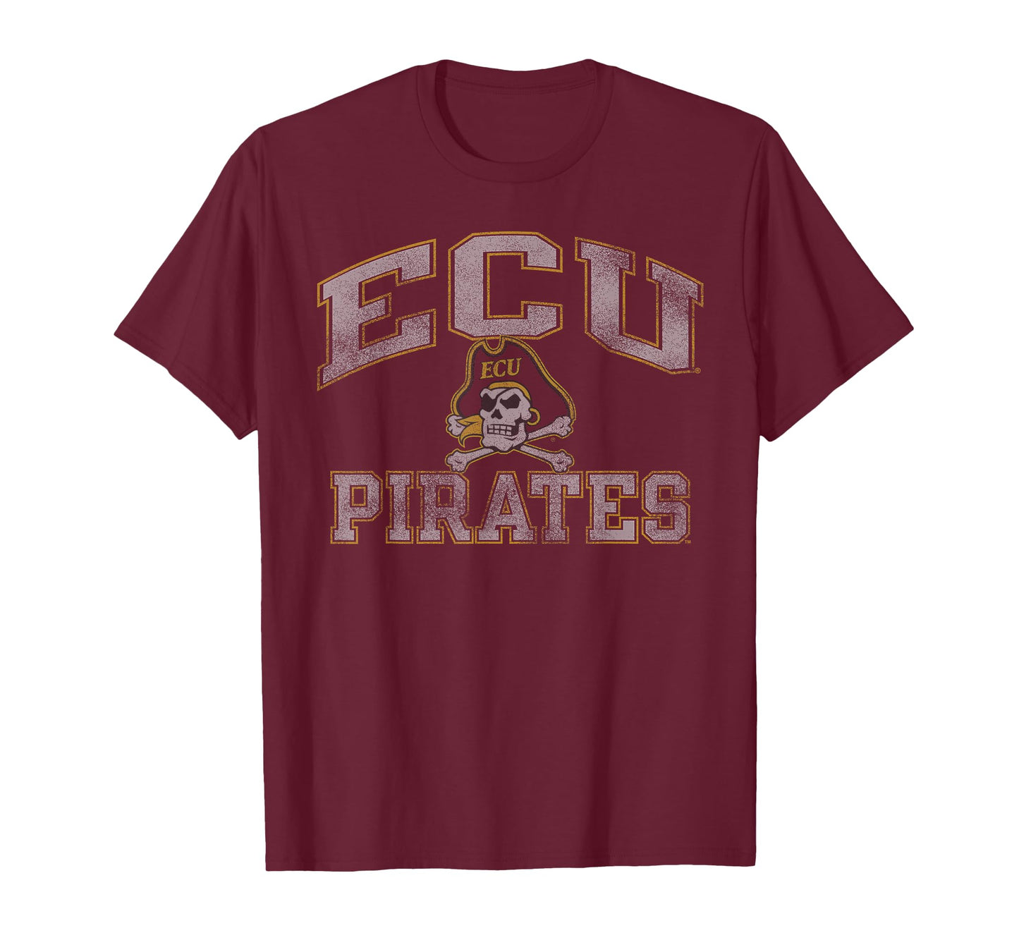 East Carolina Pirates Vintage Worn Officially Licensed T-Shirt