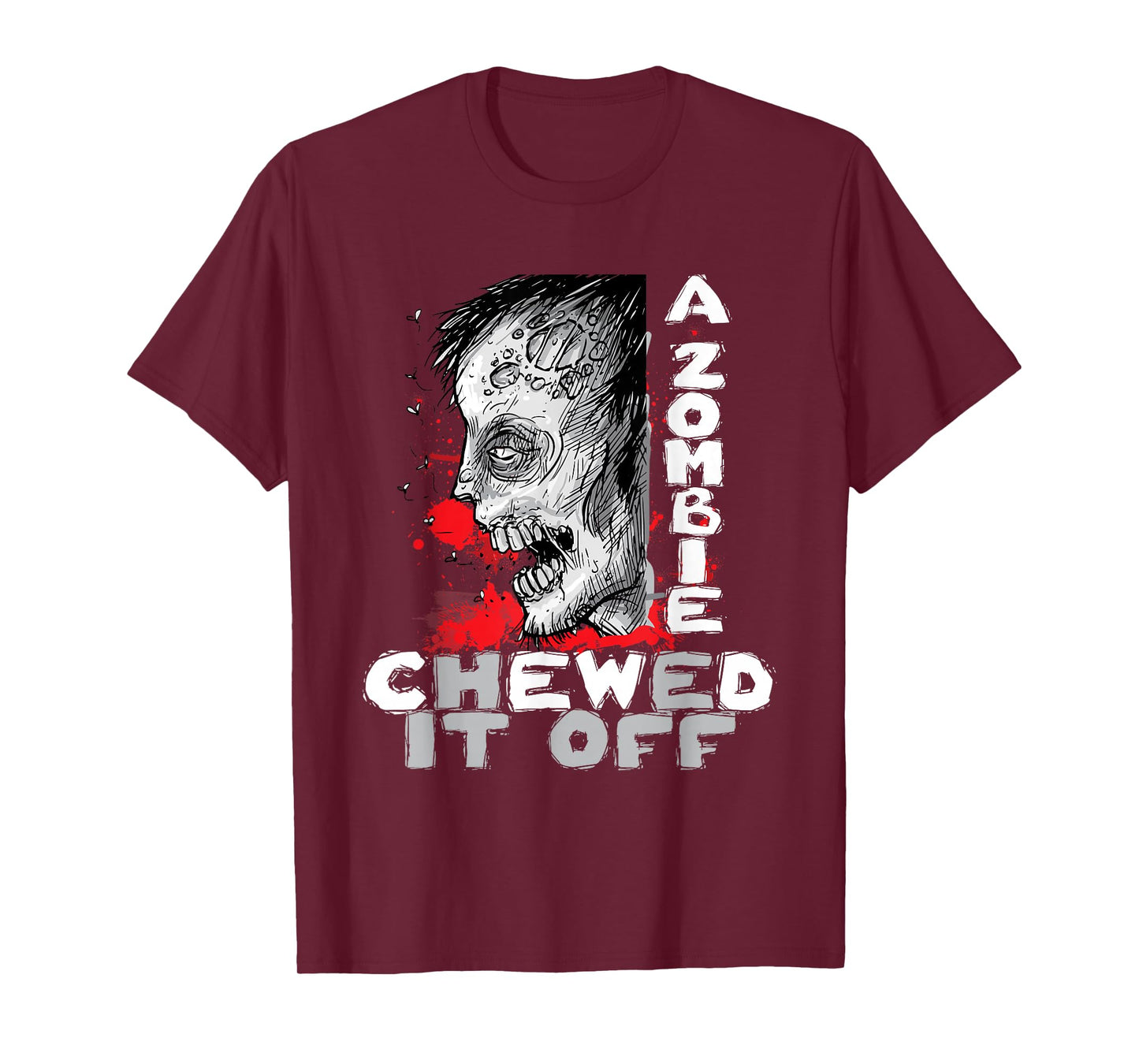 A Zombie Chewed It Off - Handicap Leg Amputee Amputation T-Shirt