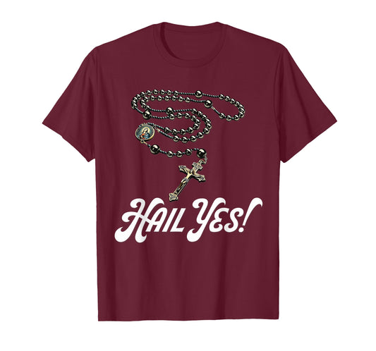 Pray The Rosary Blessed Mother Catholic T-Shirt