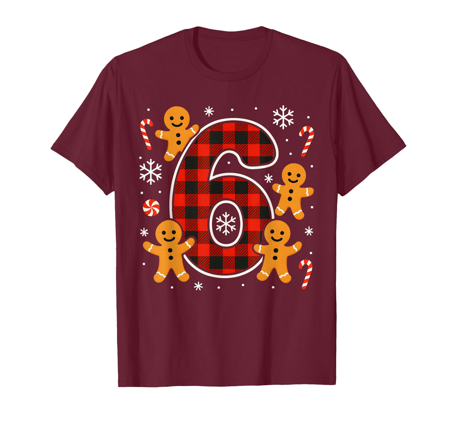 Six Seven 6 7 Meme Christmas Matching Couple Boy Girl Teen T-Shirt