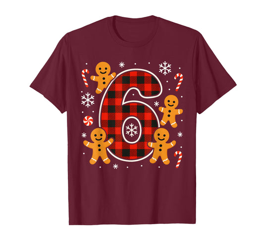 Six Seven 6 7 Meme Christmas Matching Couple Boy Girl Teen T-Shirt