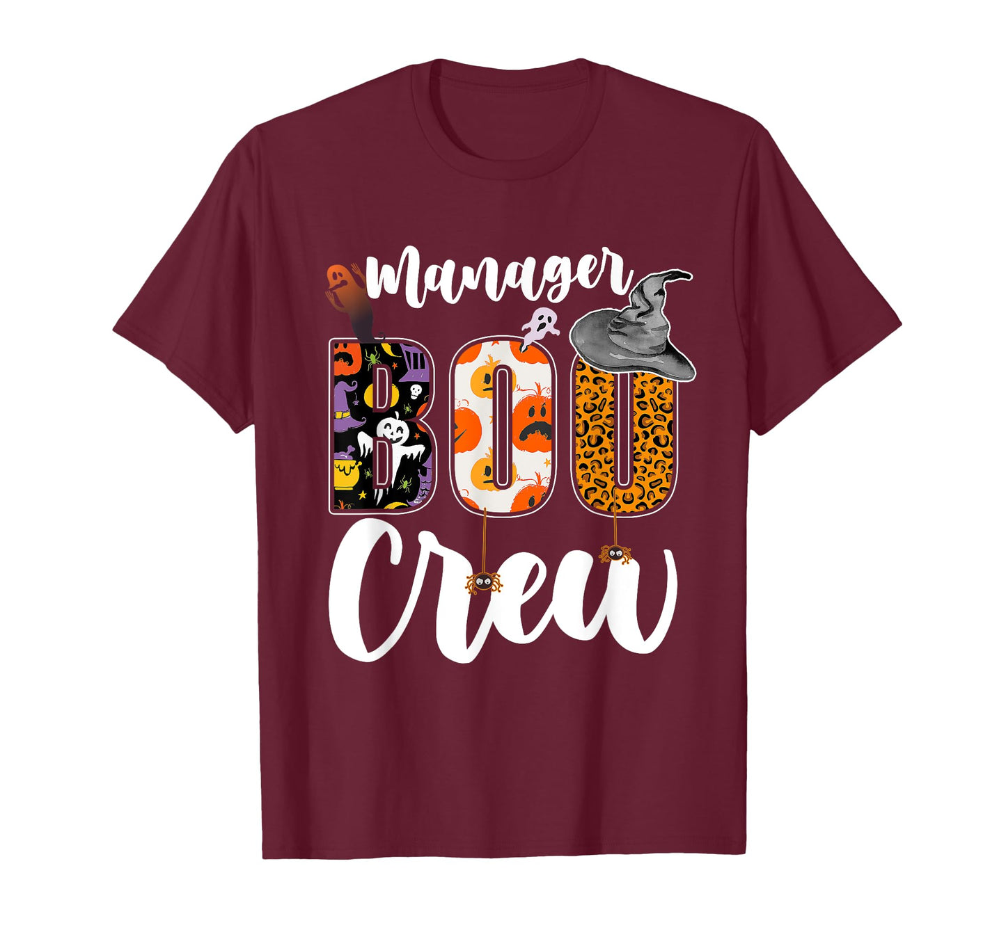 Manager Boo Crew Halloween Matching Executive T-Shirt