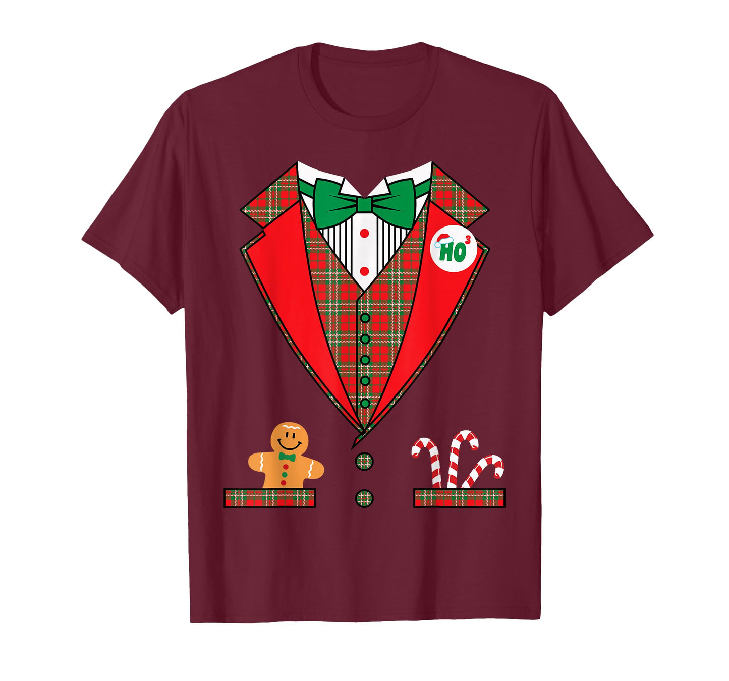 Nat's Gift Shop Funny Christmas Costume T-Shirt, Men & Boys, Black, Short Sleeve, Classic Fit, Pull On, Crew Neck, Small
