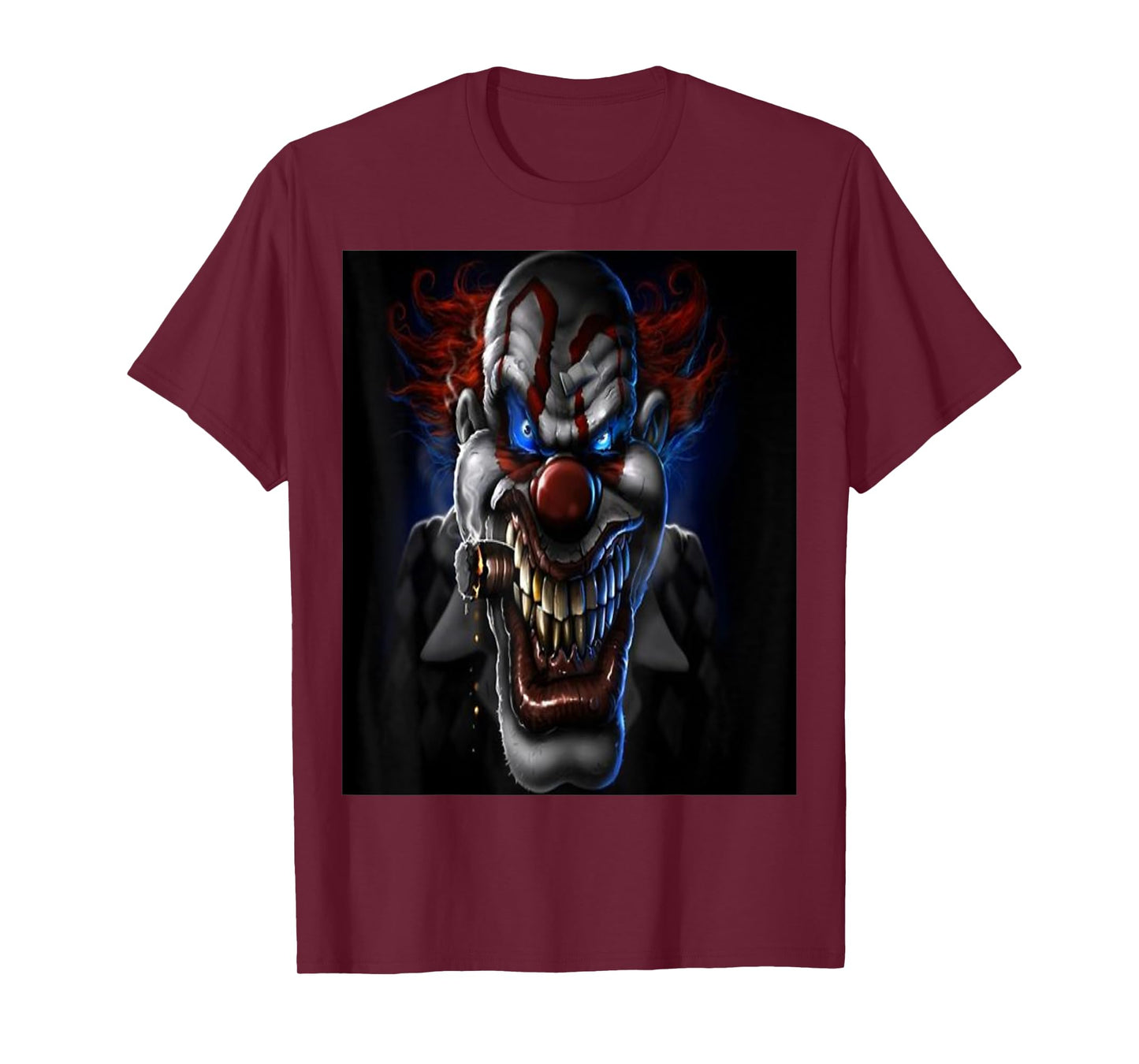 Evil Clown And Cigar Standard T Shirts T-Shirt
