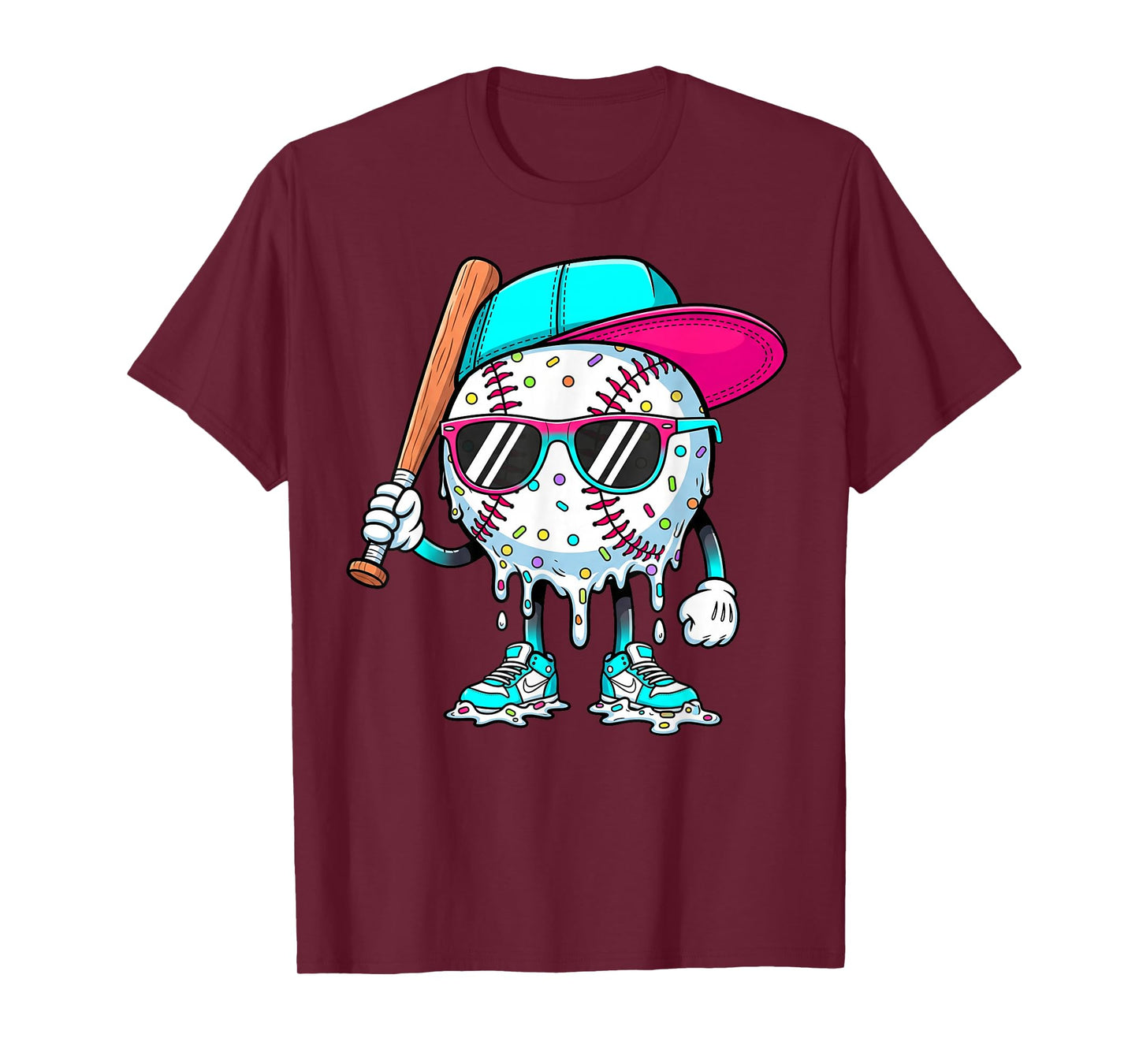 Baseball Lifestyle 101 Apparel Youth Baseball Drip Icecream T-Shirt